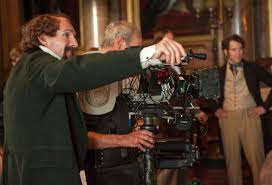 Ralph Fiennes en el set de "The Invisible Woman"